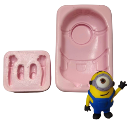MOLDE SILICONE MODELO MINIONS