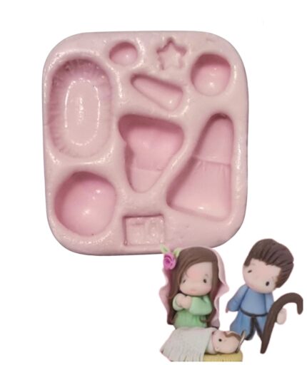 MOLDE SILICONE MODELO SAGRADA FAMILIA