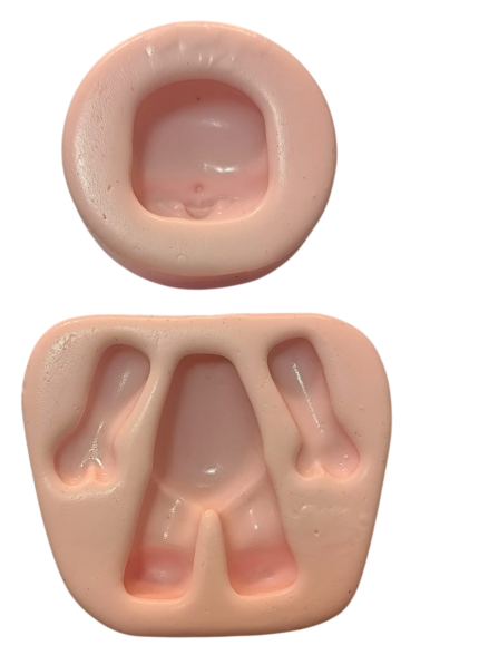 MOLDE SILICONE BONECO TOPO UNIVERSAL PEQUENO