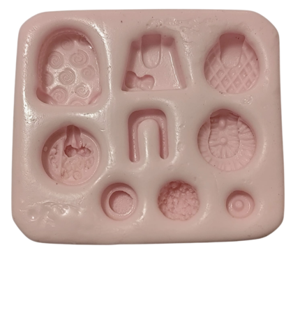 MOLDE SILICONE MODELO BOLSAS CHARMOSAS